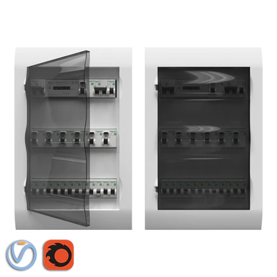 36-module Schneider Electric Easy9 built-in electrical panel — Ver 1