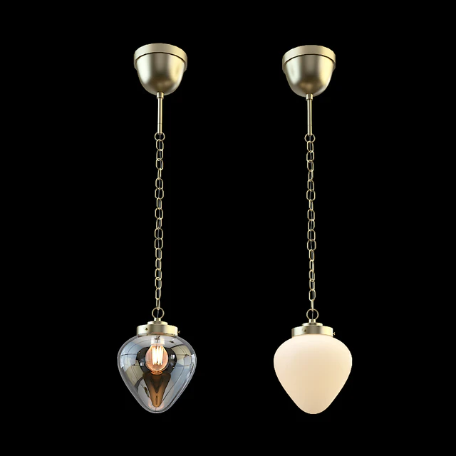 ÅTERSKEN OTSKEN Pendant lamp, milk glass / bow — Descargar
