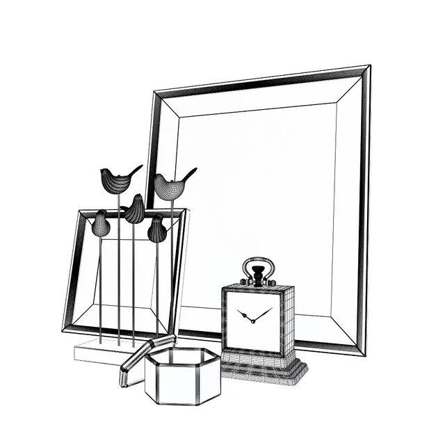 5 birds on a wooden stand — Descargar