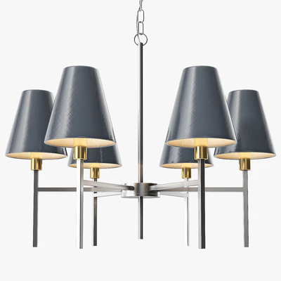LuxDeco Lucerne 6-Arm Chandelier — Ver 1