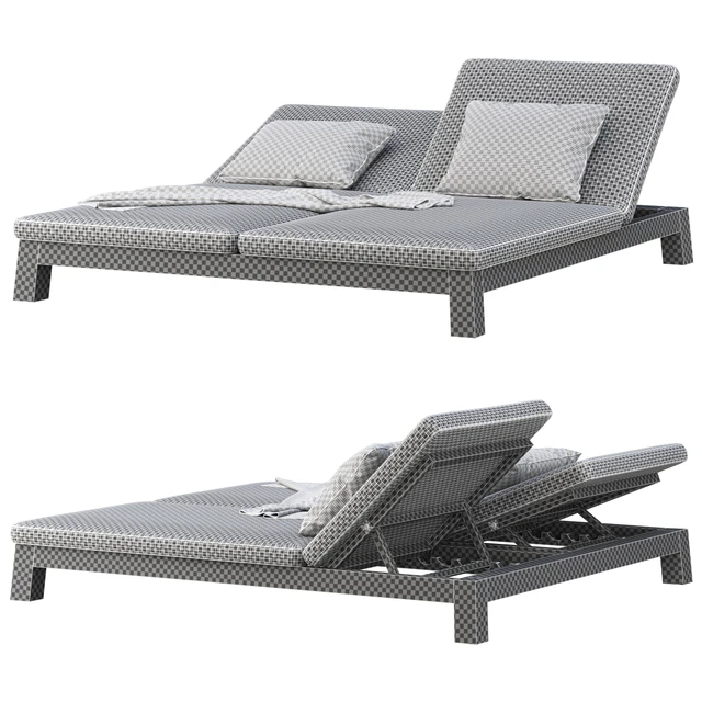 GIJS Double Sun lounger by Piet Boon / Двойной шезлонг — Скачать
