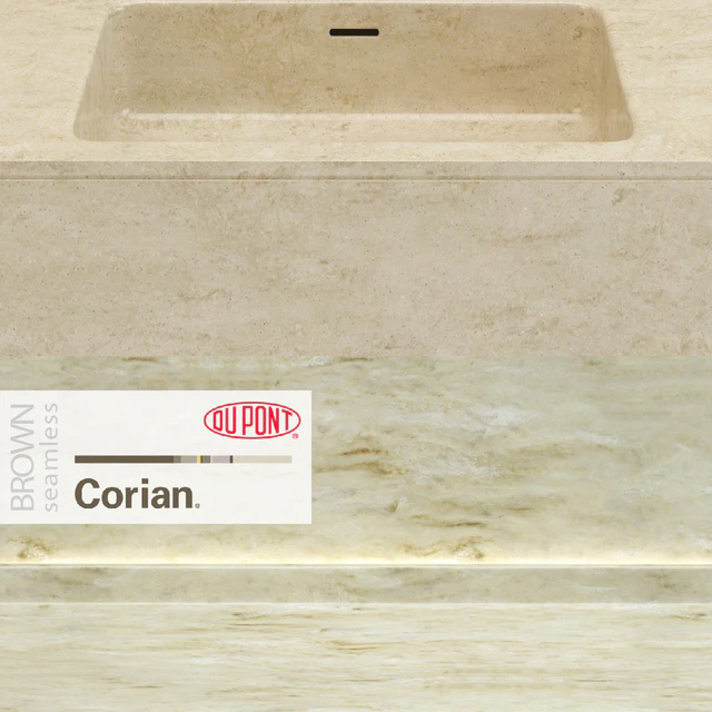 Dupont Corian Kitchen Countertops Brown 4 — Descargar
