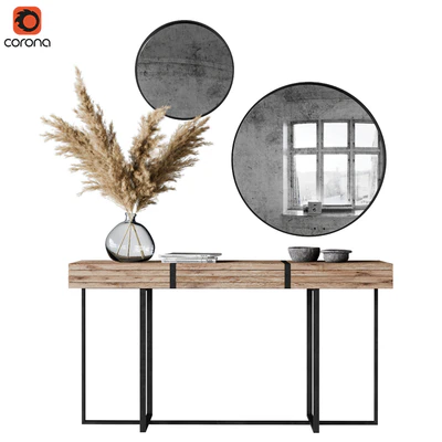 Decoration Set 03 pampas & Console — Вид 1