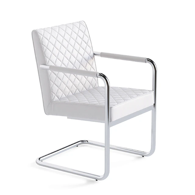 Zuo Quilt Modern Dining Chair in White — Скачать