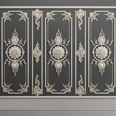 Plaster decorative frame — Ver 1