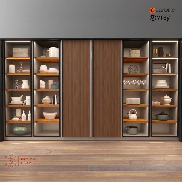 VVD | Wooden Kitchen unit — Descargar