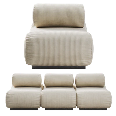 Modular sofa Corbi Trio — Ver 6