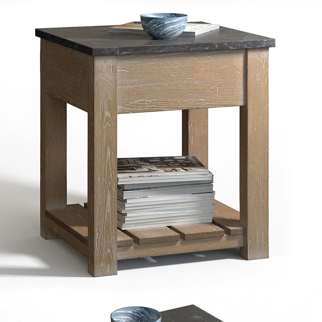 Pottery barn PARKER RECLAIMED WOOD SIDE TABLE — Скачать