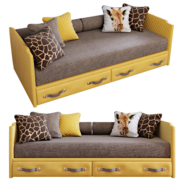 Кровать Manifesto Valigia Yellow 01 YOU — Скачать