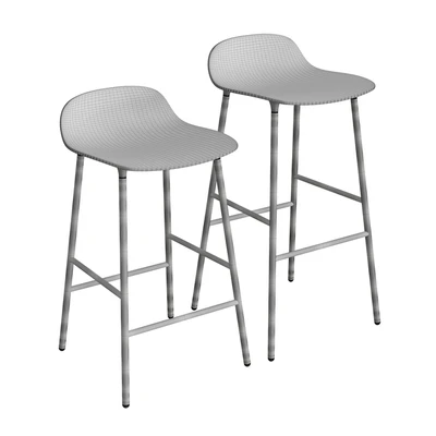 Form Steel Barstool — Вид 2