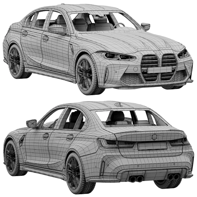 BMW M3 Competition G80 2021 — Download