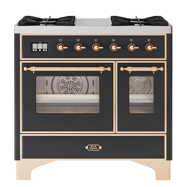 Ilve Majestic 2 Matte Graphite Freestanding Range — Descargar