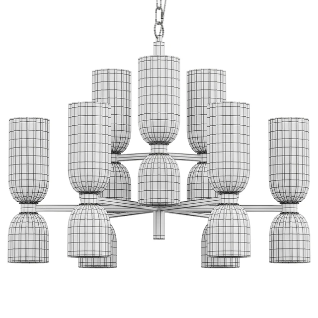 Chandelier Asalea Medium Two-Tier Circa — Download