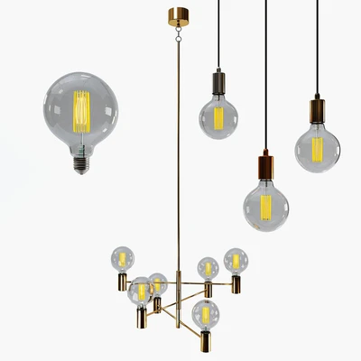 Ceiling fixture, model Capital, from the company Markslojd, Sweden. — Ver 3