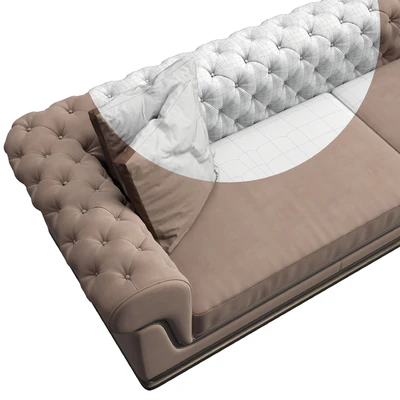 Visionnaire Chester Doney Sofa — Ver 3