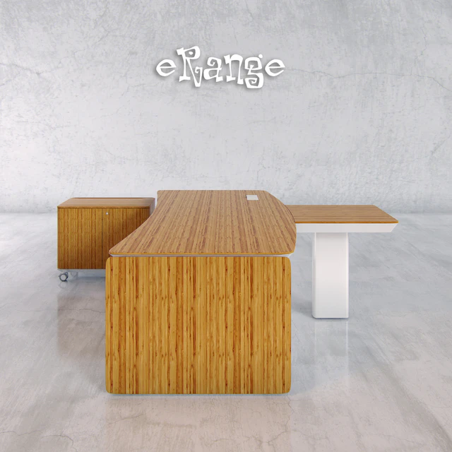 Office table with pedestal eRange — Descargar