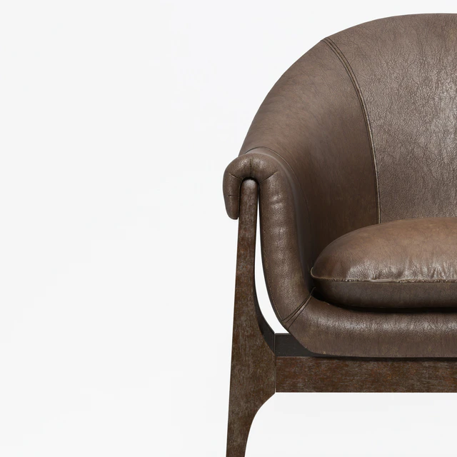 INDIO WOOD ACCENT CHAIR IN HAZE — Скачать