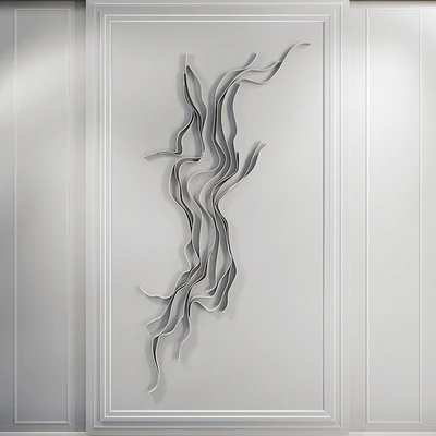 Waves   Metal wall panel 4 — Вид 3