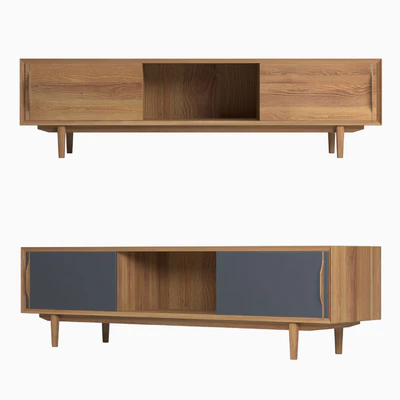 Console for TV Bruni / Bruni Black, 160 * 44 * 40 cm — Ver 1