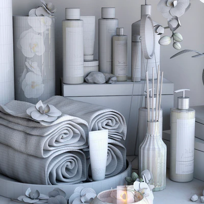 Decorative set for the bathroom — Ver 3