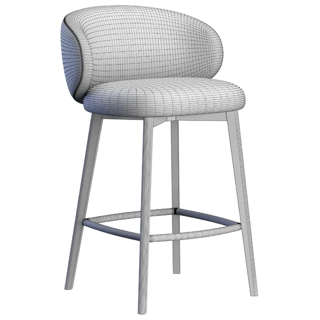 Bar stool Tuka Wood Cb — Descargar