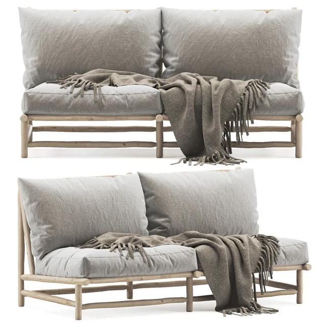 Rock the Kasbah wooden loveseat / Деревянный садовый двухместный диван — Скачать