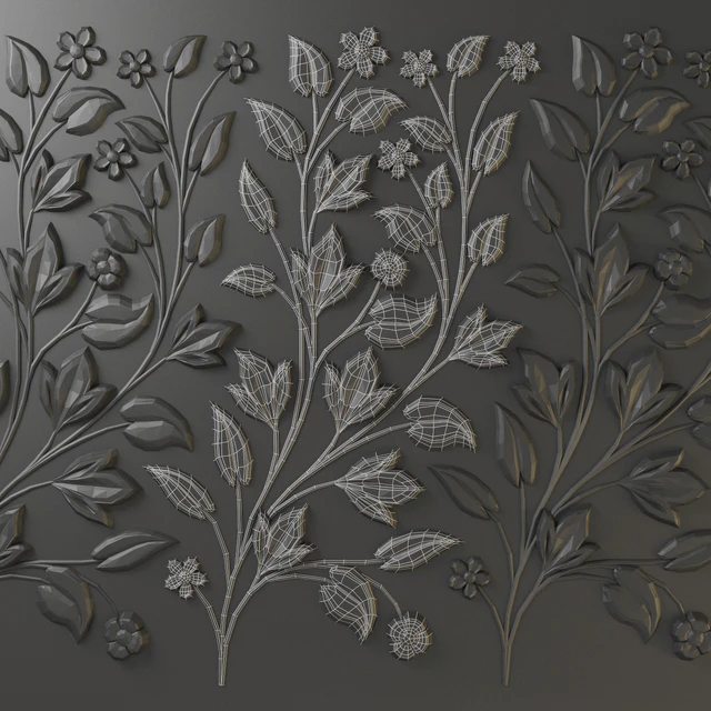 Wall decor 002. Flower — Скачать