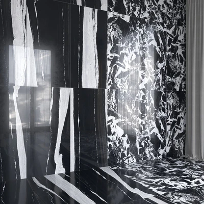 Architectural Design Floorgres B and W Marble miniset — Ver 6