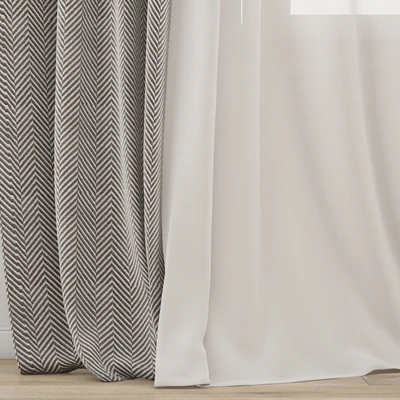 Curtain 573/Wind blowing effect 15 — Вид 2