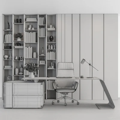 Boss Desk - Office Furniture 483 — Ver 6