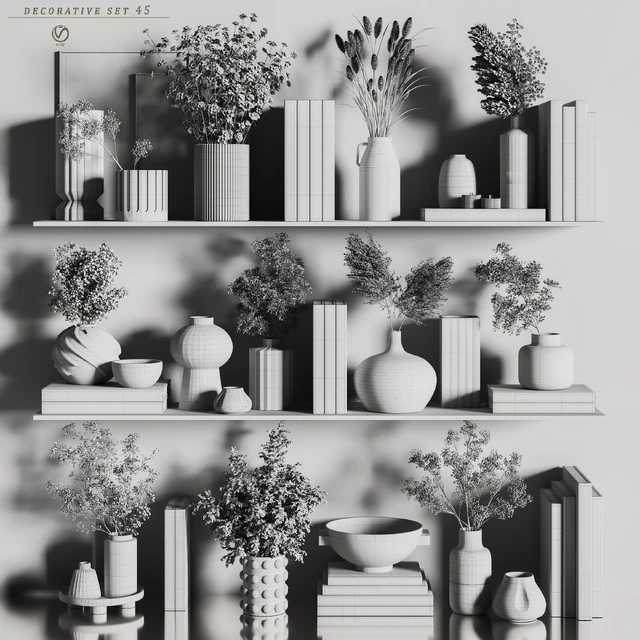 decorative set 45(vray) — Descargar