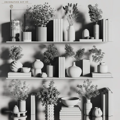 decorative set 45(vray) — Ver 6