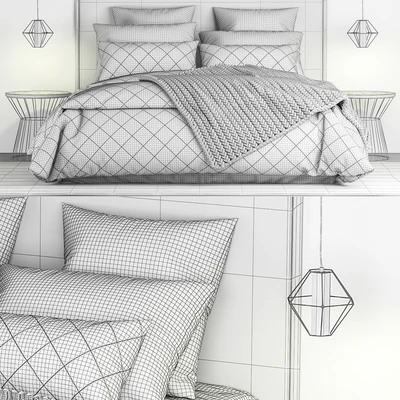 Bed and bed sheet set 1 — Вид 2