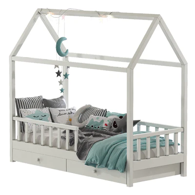 Childrens bed with columns 6 — Ver 1