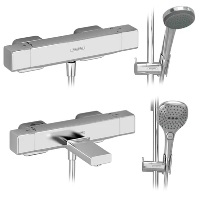 HANSGROHE Set 4 | Ecostat | Raindance | Novus Loop | with adjustable watering can — Ver 5