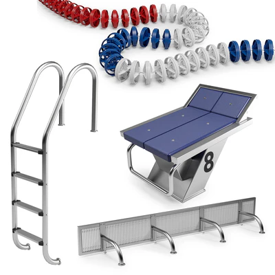 Olympic-size competition swimming pool — Ver 4