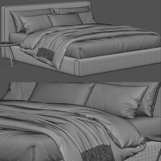 Abbyson Luxe Upholstered Bed — Скачать