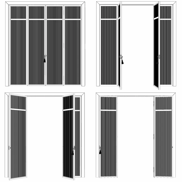 Fluted Glass Partition — Скачать