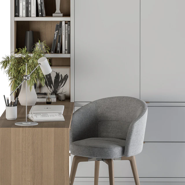 Office Furniture Wardrobe and Table - Home Office 34 — Скачать