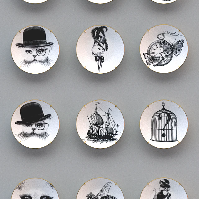 Decorative plates Rory Dobner Perfect Plates decoration set — Descargar