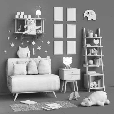 Toys and furniture set 33 — Ver 3