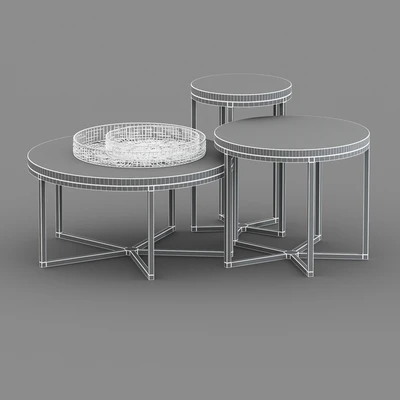 Dome deco набор журнальных столиков с декором — Вид 2