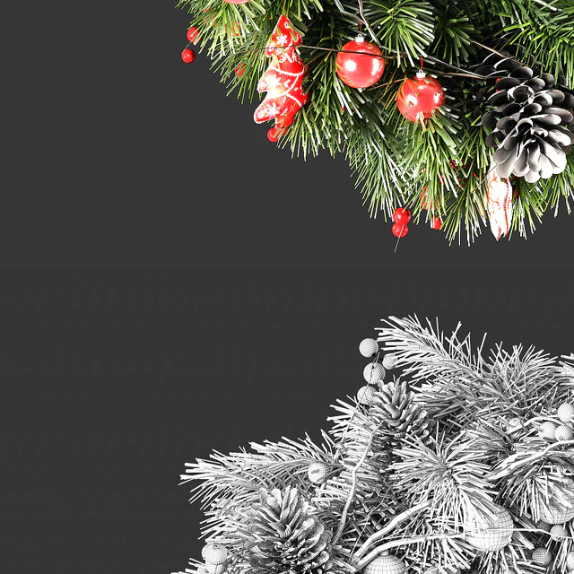 Christmas wreath — Descargar