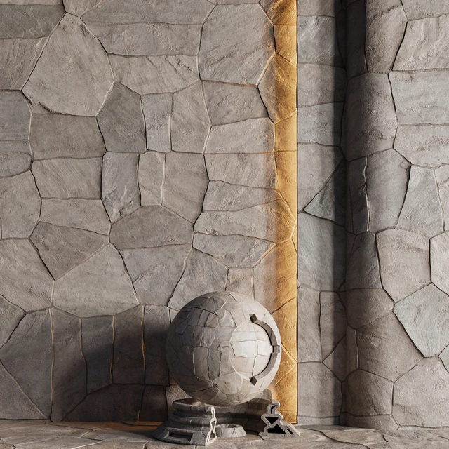 H71 Slate Stone Floor| PBR | 4K — Descargar