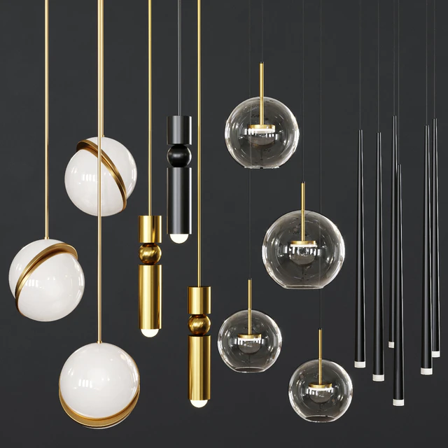 Pendant lights set 039 — Скачать