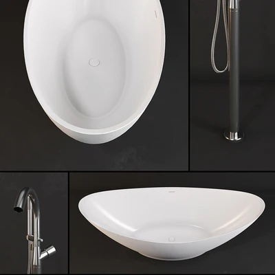 Bathtub PAA - Felice and Faucet Fantini - Nostromo — Вид 3
