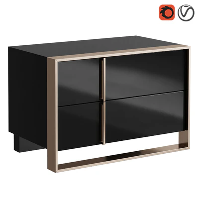 Bedside table VIG Nova Domus Cartier Nightstand Modern — Ver 1