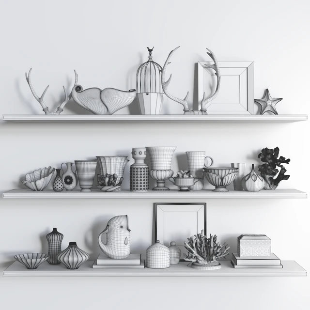 White decoration set — Скачать