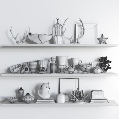 White decoration set — Вид 2