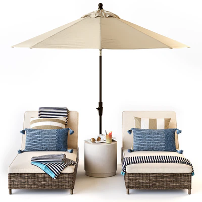 Torrey Chaise Lounge Pottery Barn — Ver 5